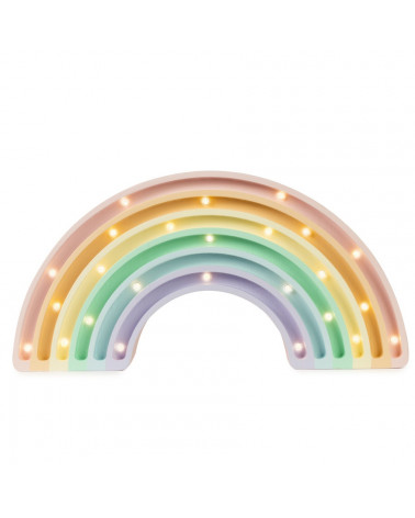 lampe veilleuse arc en ciel pastel