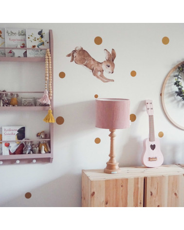 Lamps & Company lampe à poser - Abat-jour velours rose