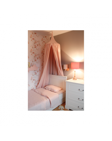 Lamps & Company lampe à poser - Abat-jour velours rose