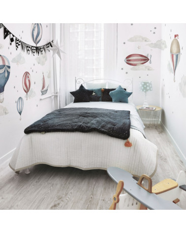 Sticker enfant nuages dans le ciel