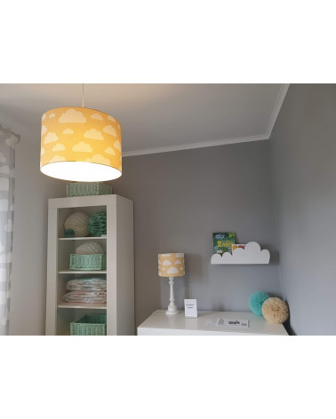 Lamps & Company lampe à poser nuage jaune moutarde