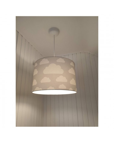 Lamps & Company suspension grise motif nuages