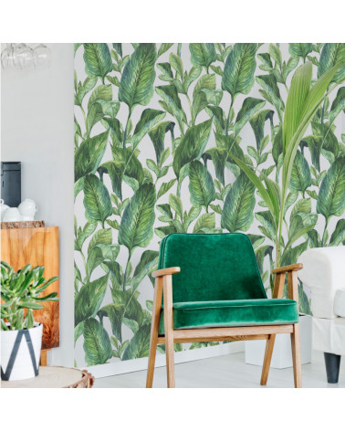 Papier peint feuilles