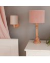 Lamps & Company lampe à poser - Abat-jour velours rose