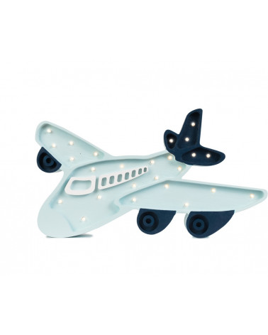 lampe veilleuse en bois avion