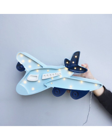 Lampe veilleuse en bois avion