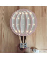 lampe veilleuse montgolfière rose
