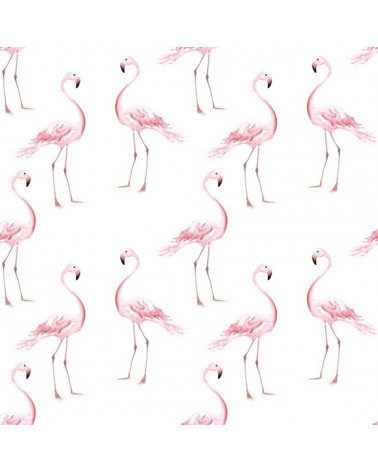 papier peint flamant rose