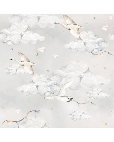 Papier peint fond bleu clair