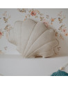 coussin coquillage lin sable