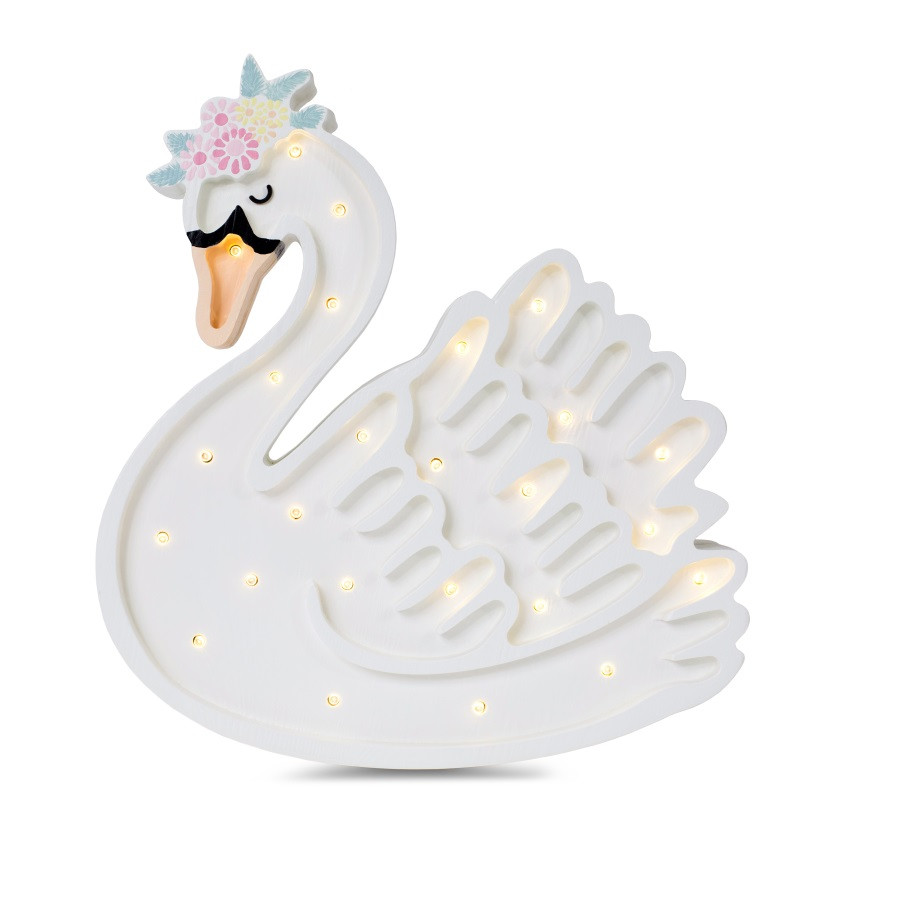 lampe à poser veilleuse cygne