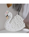 Lampe veilleuse en bois Cygne