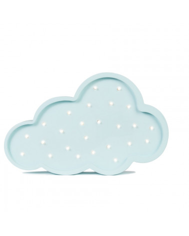 Lampe veilleuse en bois nuage
