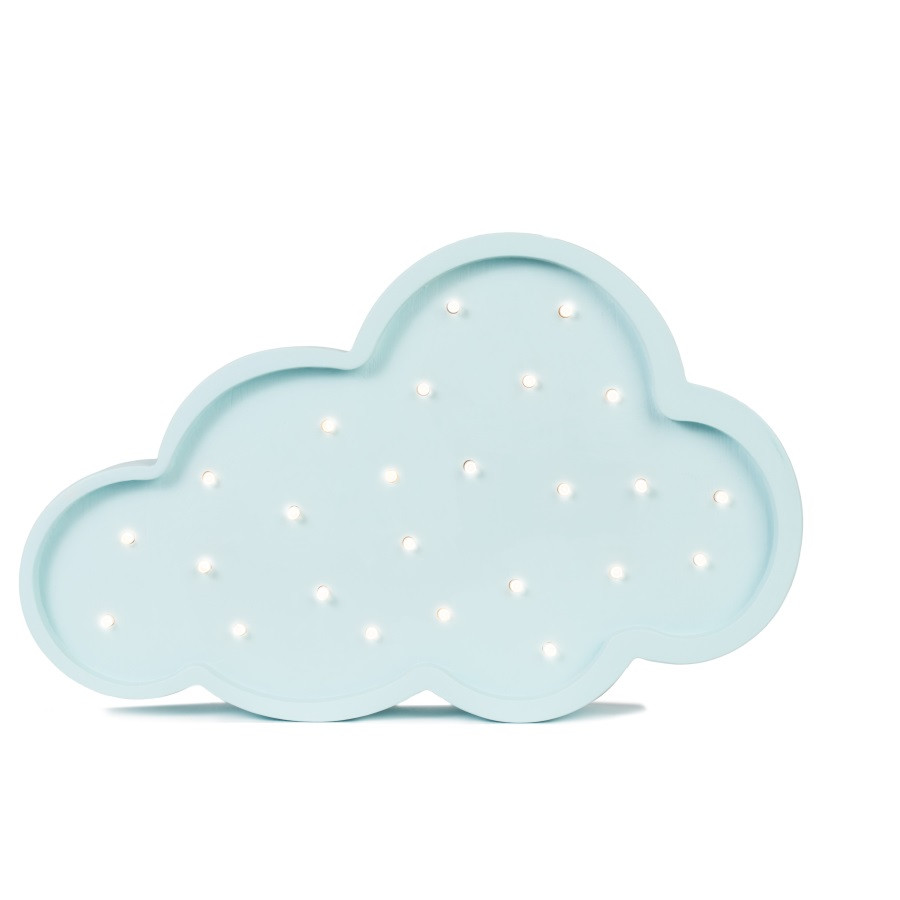 Lampe veilleuse en bois nuage
