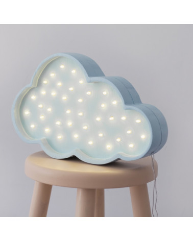 Lampe veilleuse en bois nuage