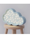 Lampe veilleuse en bois nuage