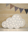 Lampe veilleuse en bois nuage
