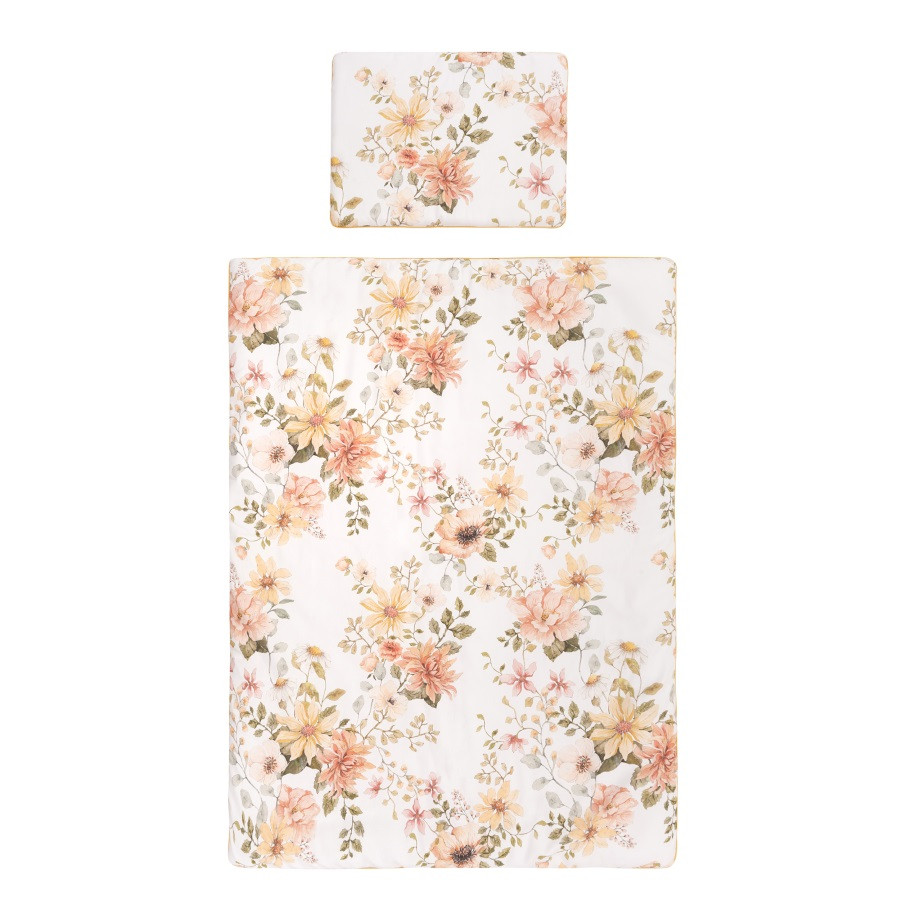 parure de lit enfant à fleurs jardin anglais