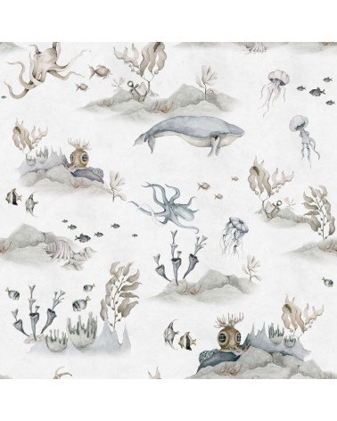 papier peint enfant le monde sous-marin