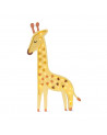 lampe en bois giraffe