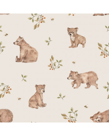 Echantillon papier peint - oursons