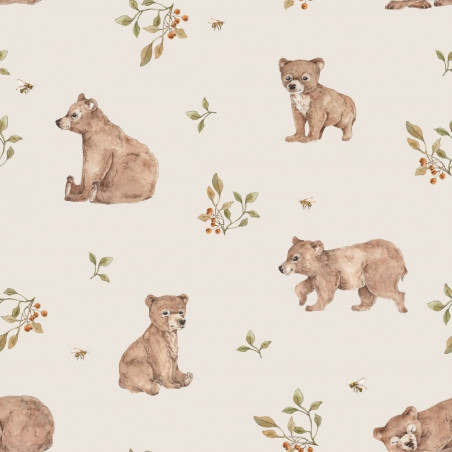 Echantillon papier peint - oursons