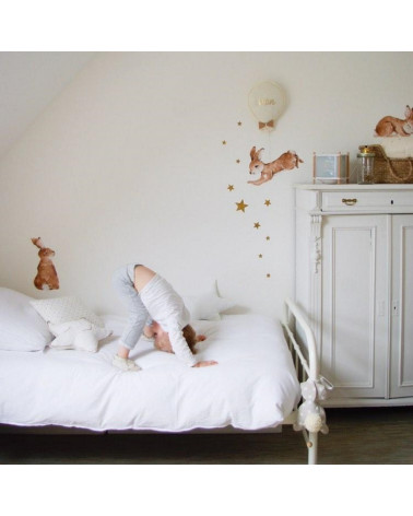 Stickers enfant petits lapins