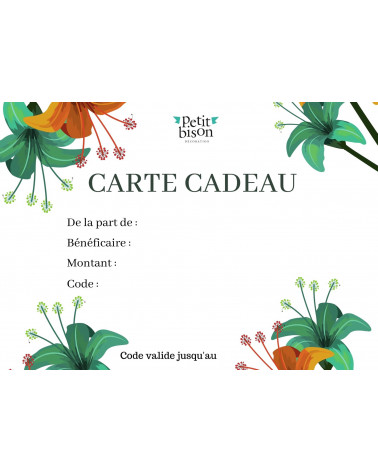 Carte cadeau