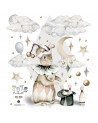 sticker enfant lapin le magicien