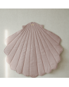 Tapis de jeu en forme de coquillage rose poudré