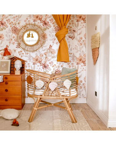 Papier peint Fleurs d’automne – Motif floral pour chambre enfant