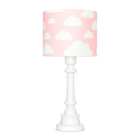 Lampe à poser nuages rose