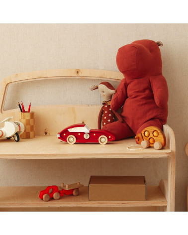 lampe veilleuse mini voiture de course rouge