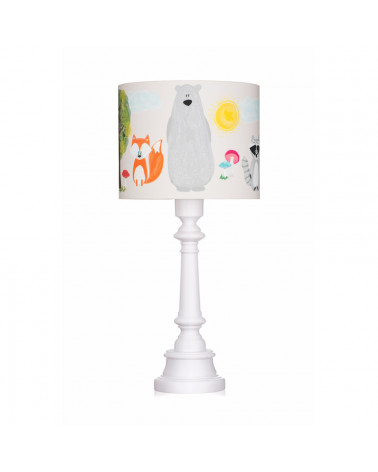 Lampe à poser animaux de la forêt