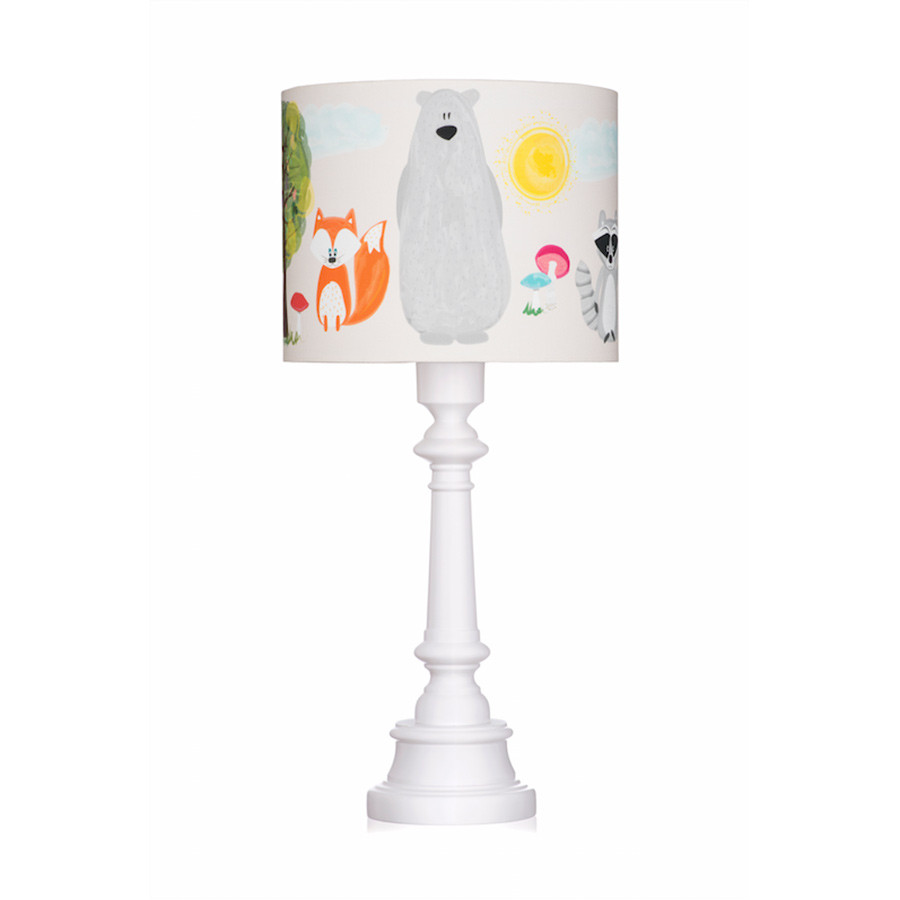 Lampe à poser animaux de la forêt