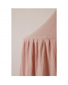 Ciel de lit Rose en mousseline de coton