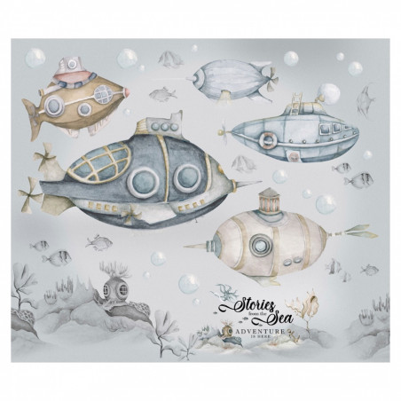 stickers enfant sous-marin