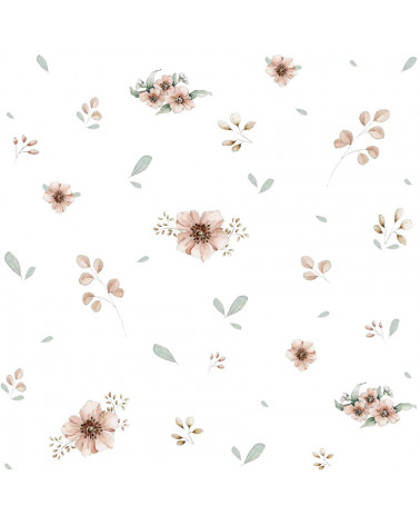Papier peint enfant mini fleurs