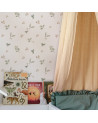 Papier peint enfant mini feuilles