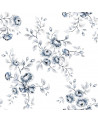Echantillon papier peint - Rose bleue