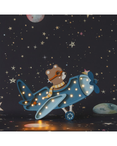 Lampe veilleuse avion vintage