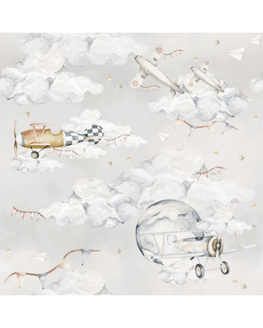 Echantillon papier peint - Avions