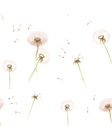 Echantillon papier peint - pissenlit