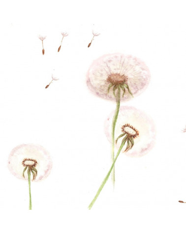 Echantillon papier peint - pissenlit