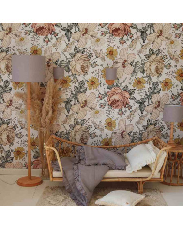 Lamps & Company applique enfant en lin gris