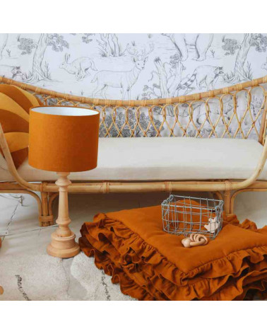 Lamps & Company lampe à poser - Abat-jour en lin caramel