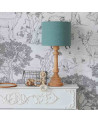 Lamps & Company lampe à poser - Abat-jour en lin bleu turquoise