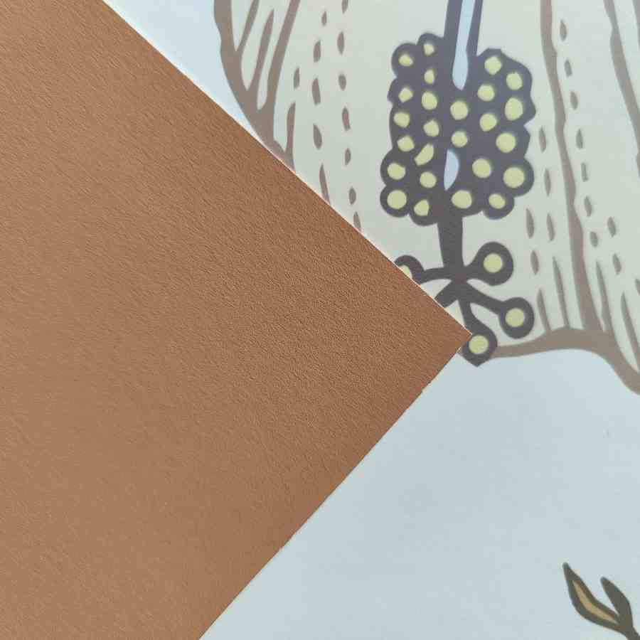 Peinture chambre jardin automnale