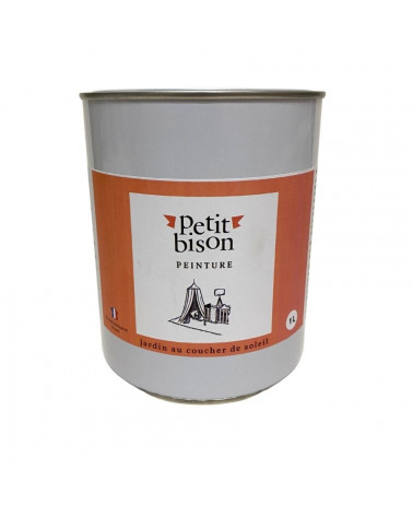 Peinture chambre jardin au coucher de soleil