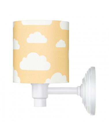 Applique murale jaune moutarde